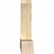 Ekena Millwork Portland Rough Sawn Timber Gable Bracket, Douglas Fir, 84"W x 28"H x 6"D x 6"F, 8/12 Pitch GBW084X28X0606POR00RDF - alternate 5